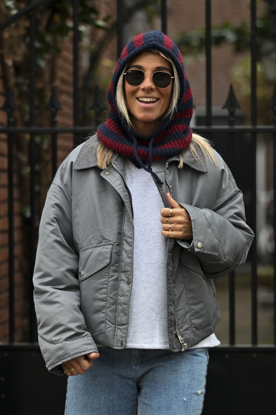 Wooly Balca Donkerblauw - Bordeaux