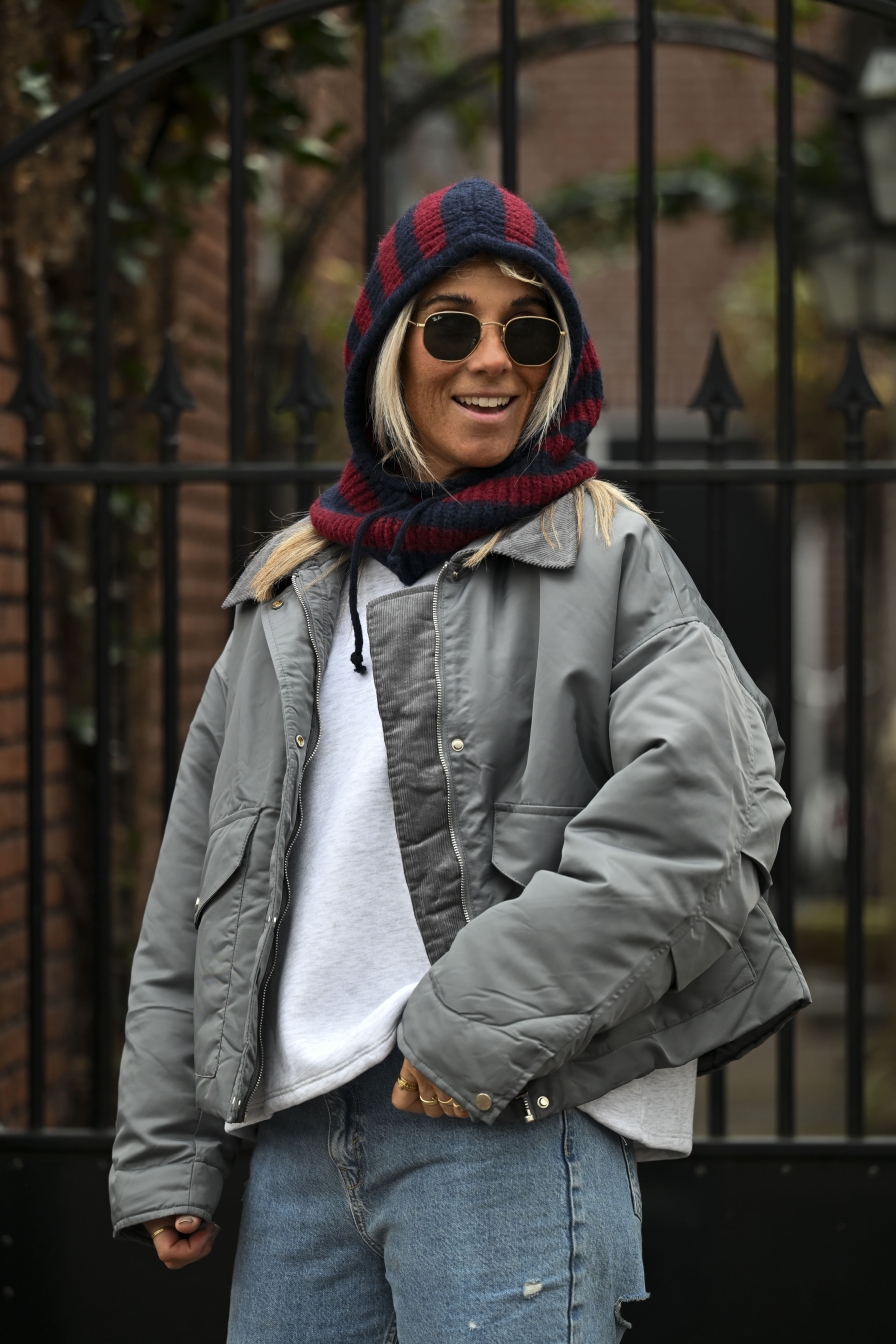 Wooly Balca Donkerblauw - Bordeaux