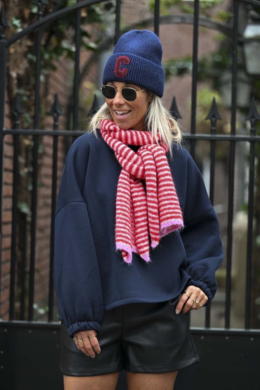 Muts C Donkerblauw - Bordeaux