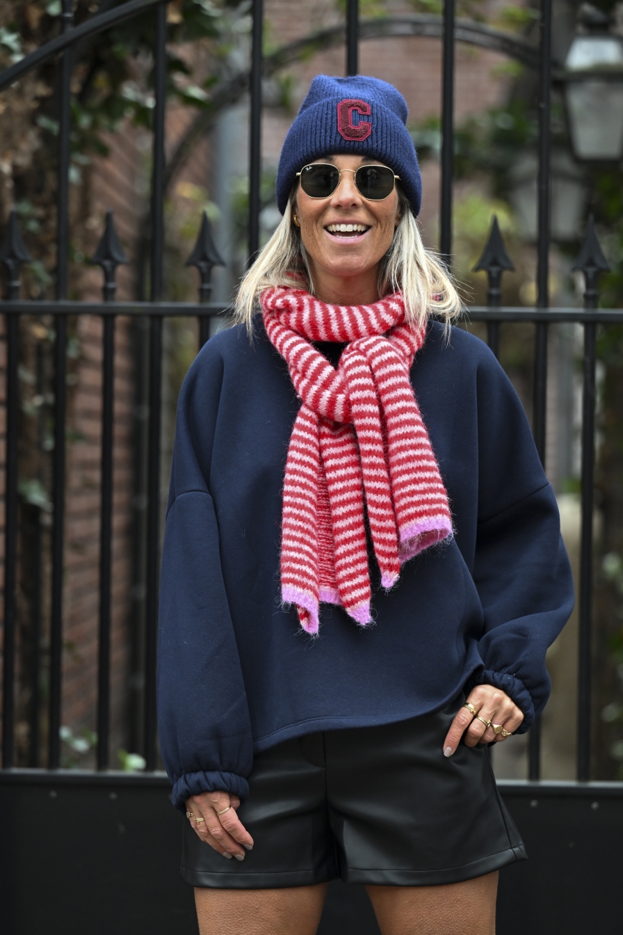 Knitty Sjaal Roze - Rood