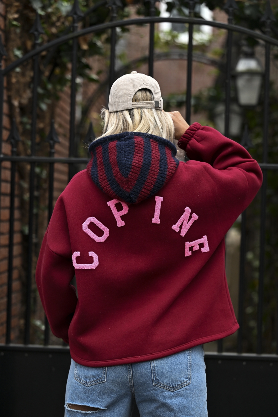 Sweater Copine Bordeaux