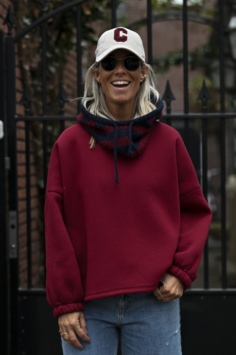 Sweater Copine Bordeaux