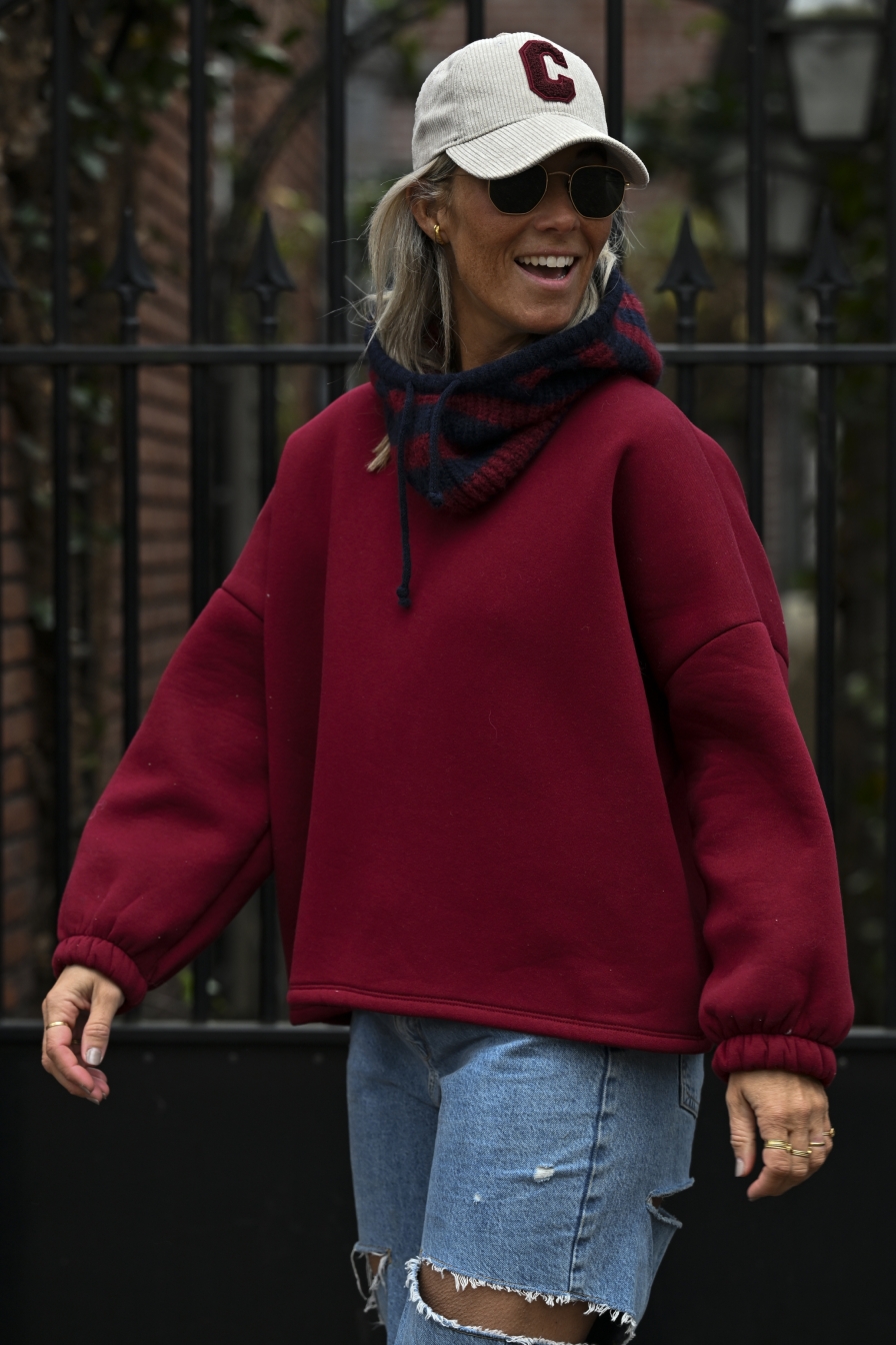 Sweater Copine Bordeaux