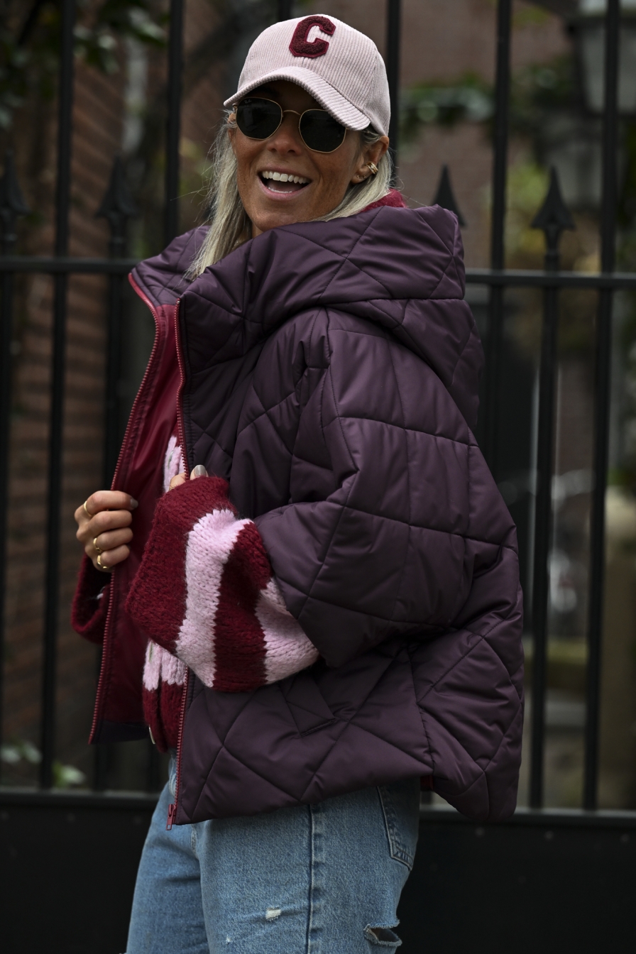 Striped Vest Mimi Roze - Bordeaux