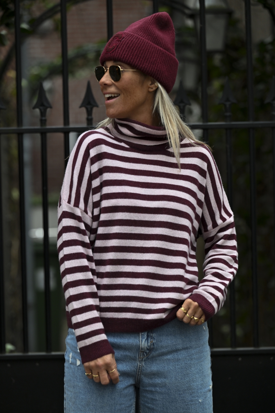 Knitted Kol Bordeaux - Roze