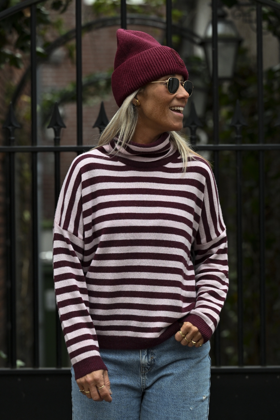 Knitted Kol Bordeaux - Roze