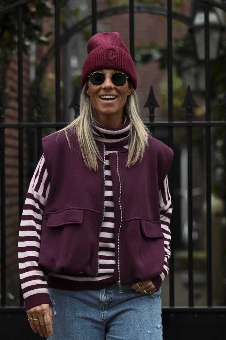 Gilet Dallas Bordeaux