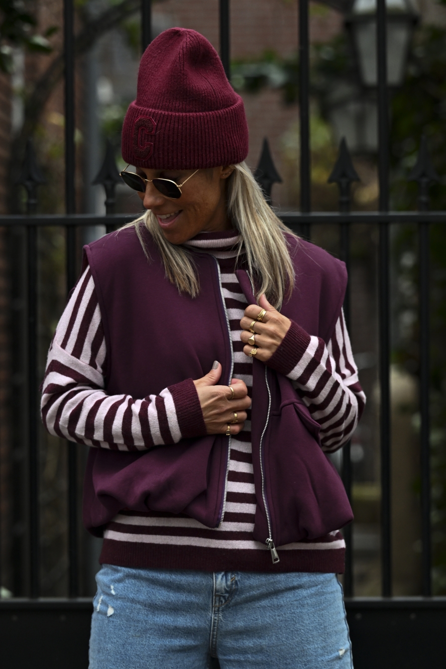 Gilet Dallas Bordeaux