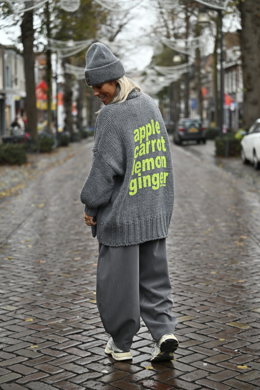 Vest Fruits & Veggie Grijs