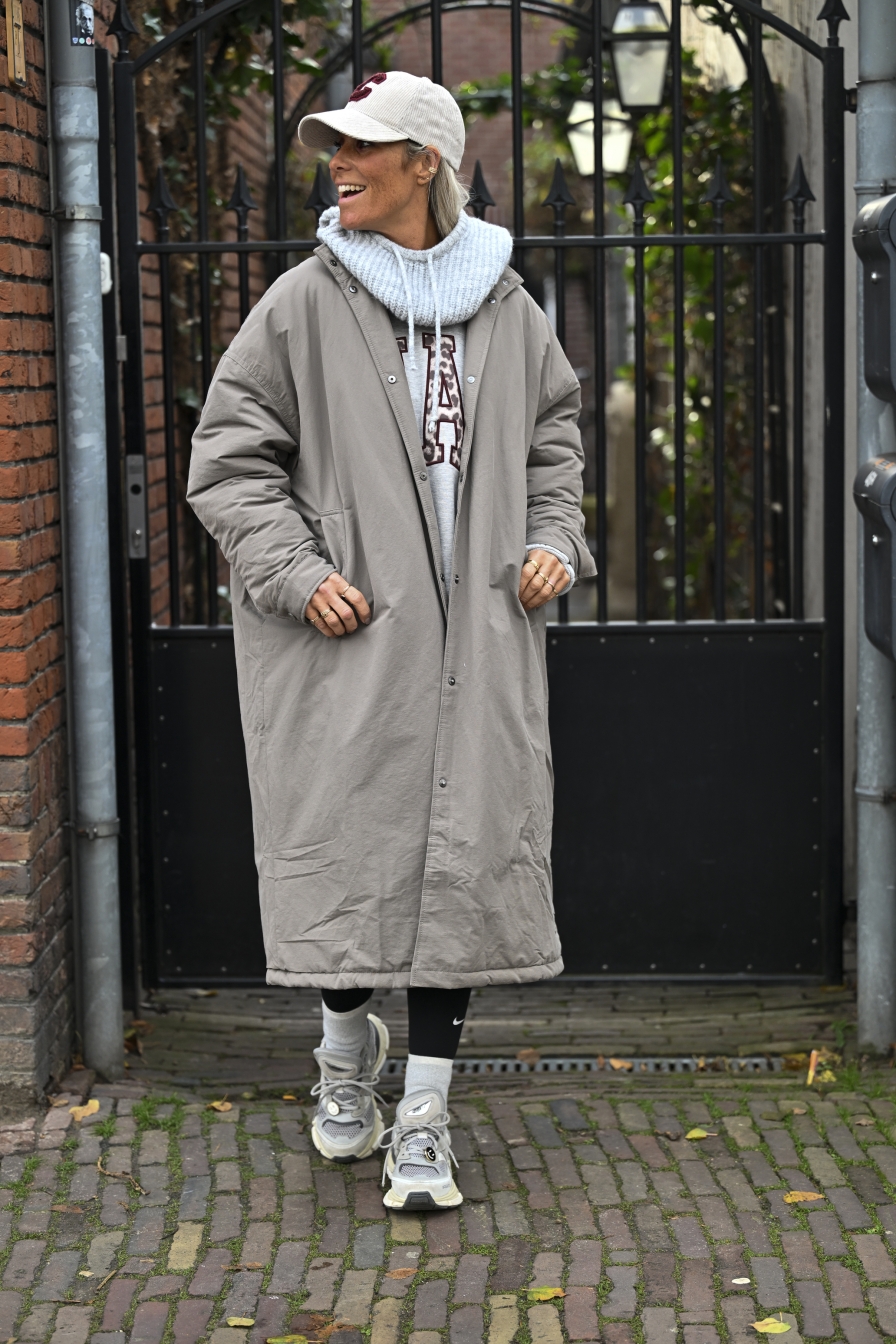 Stone STREET Coat XXL Grijs