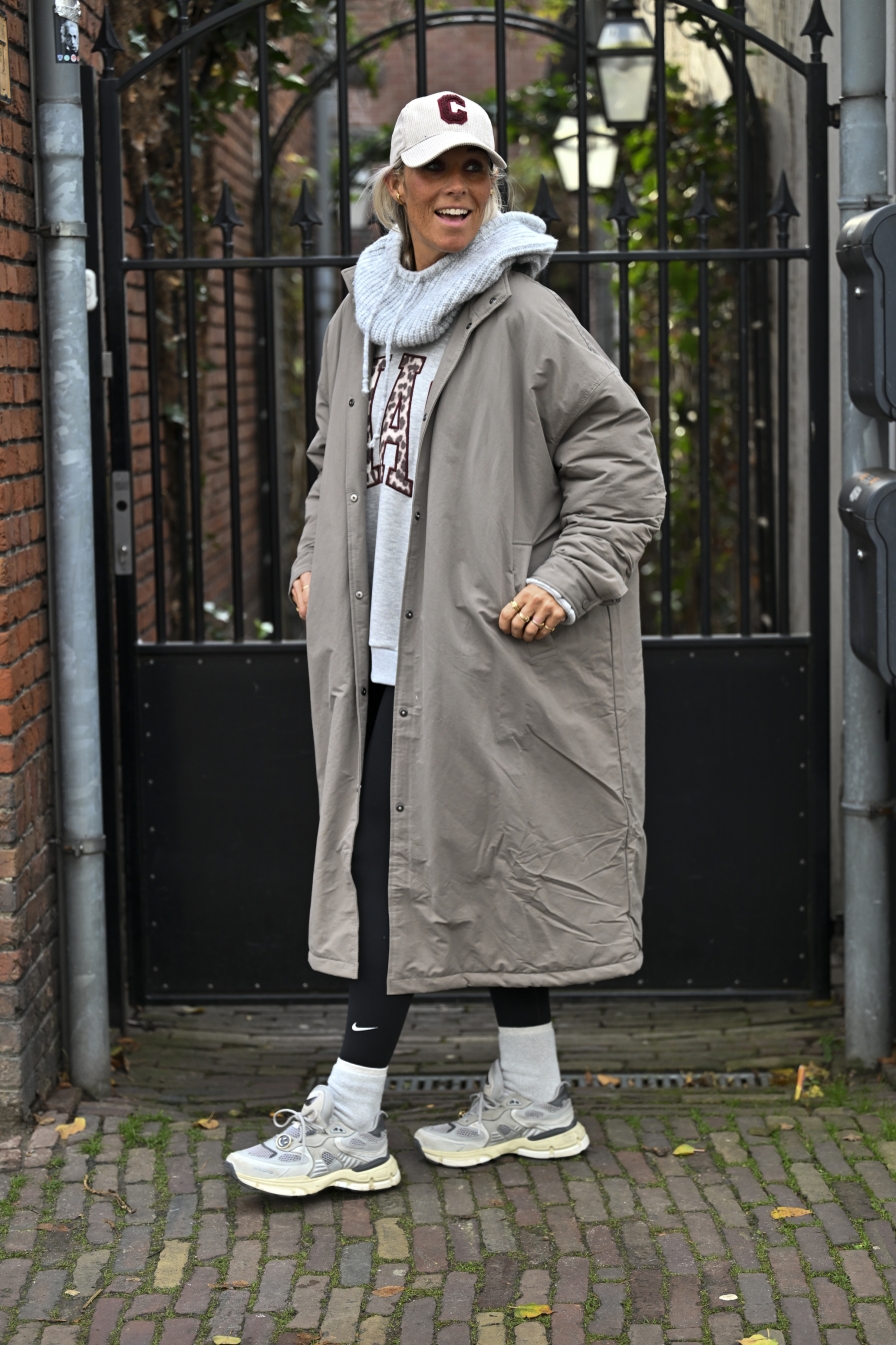 Stone STREET Coat XXL Grijs