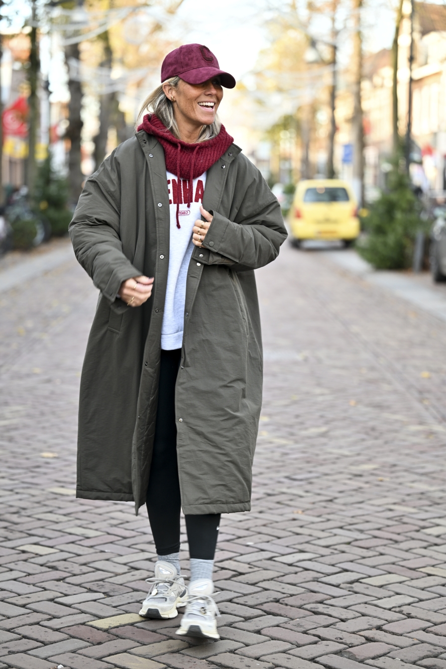 STREET COAT MAXI OVERSIZED ARMY GREEN