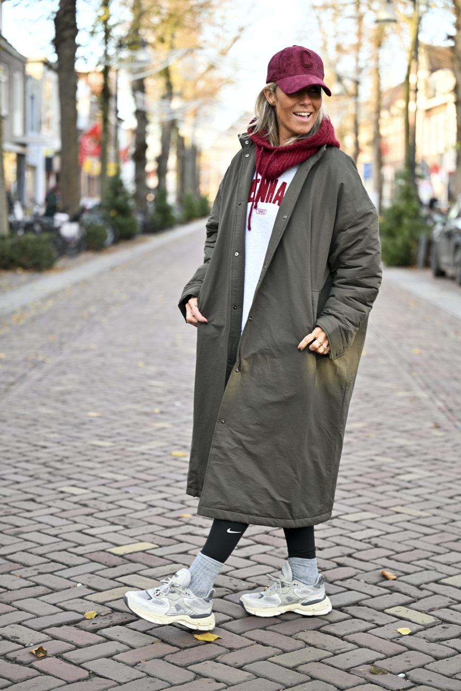 STREET COAT MAXI OVERSIZED ARMY GREEN