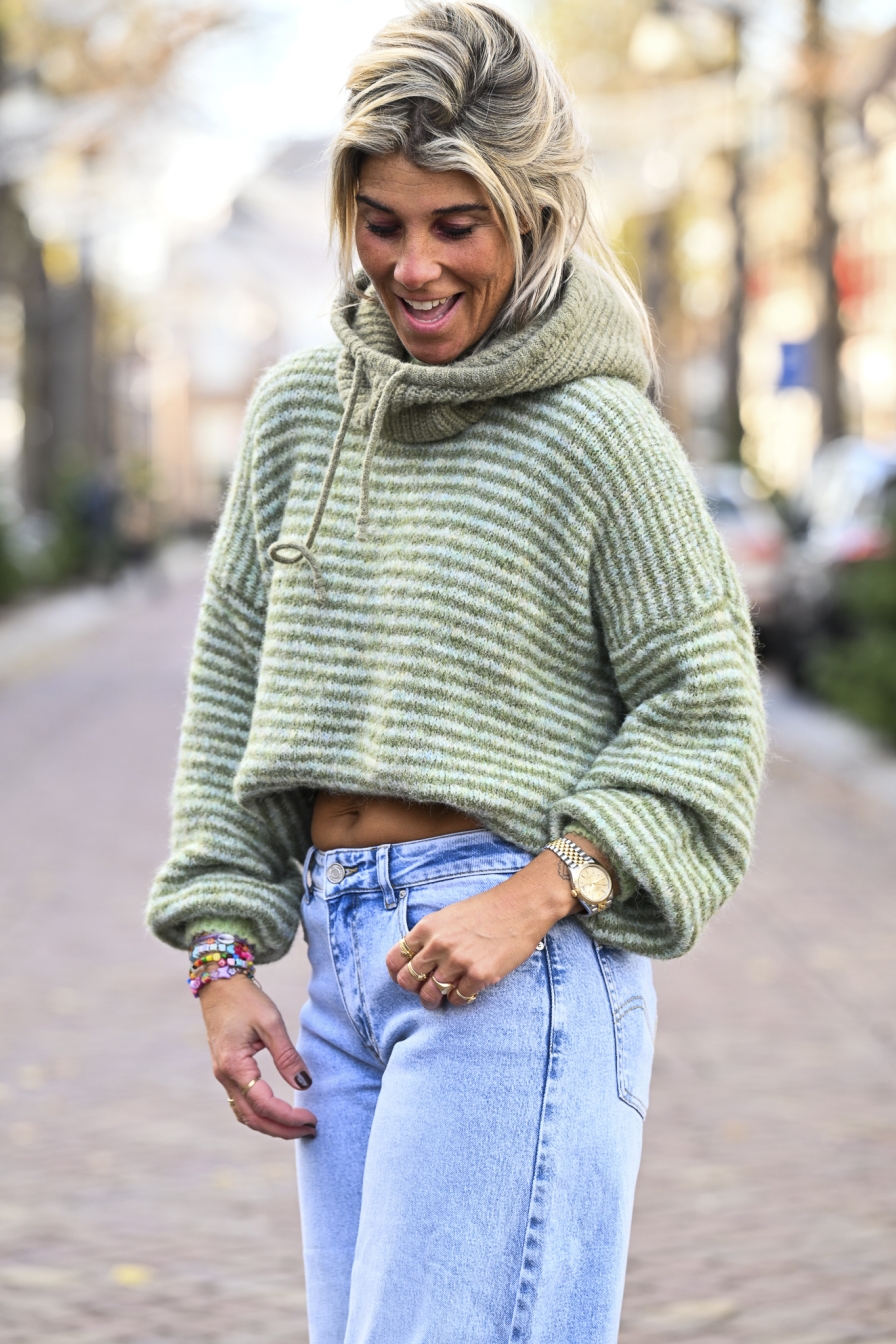 Trui Tess Mint - Groen