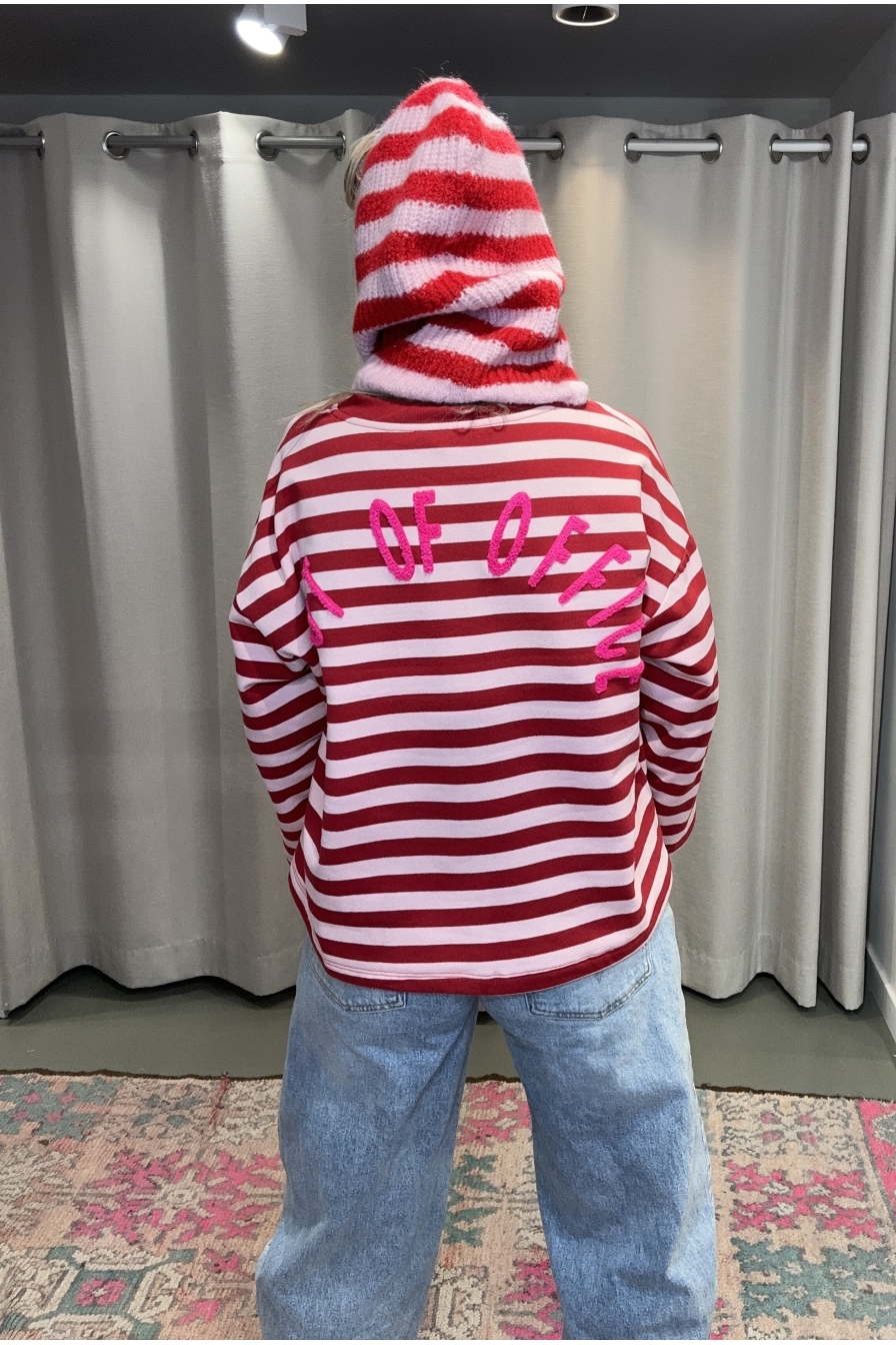 Sweater OUT OF OFFICE Roze