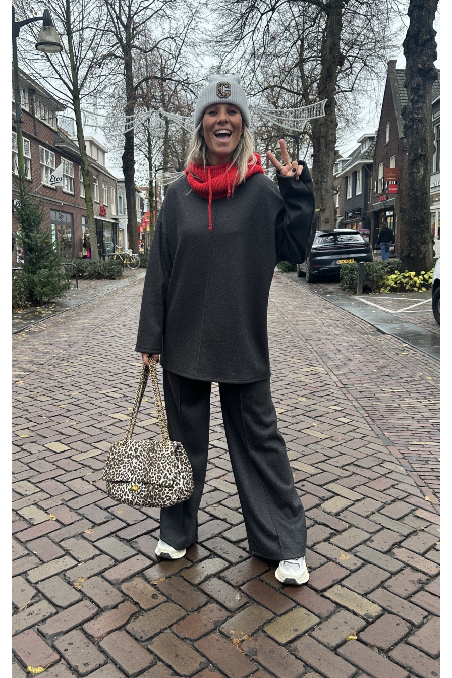 Combiset Louelle Donkergrijs