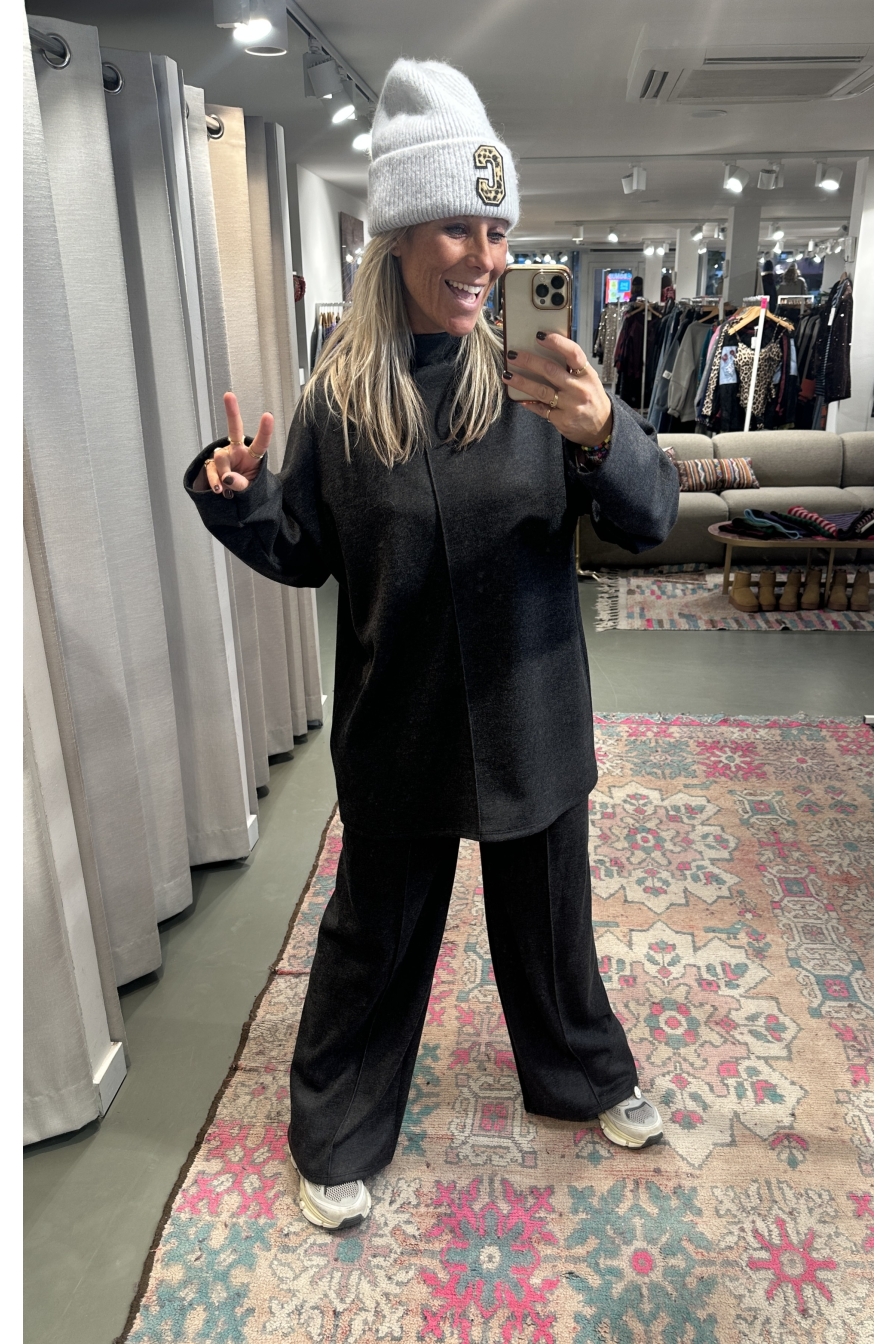 Combiset Louelle Donkergrijs