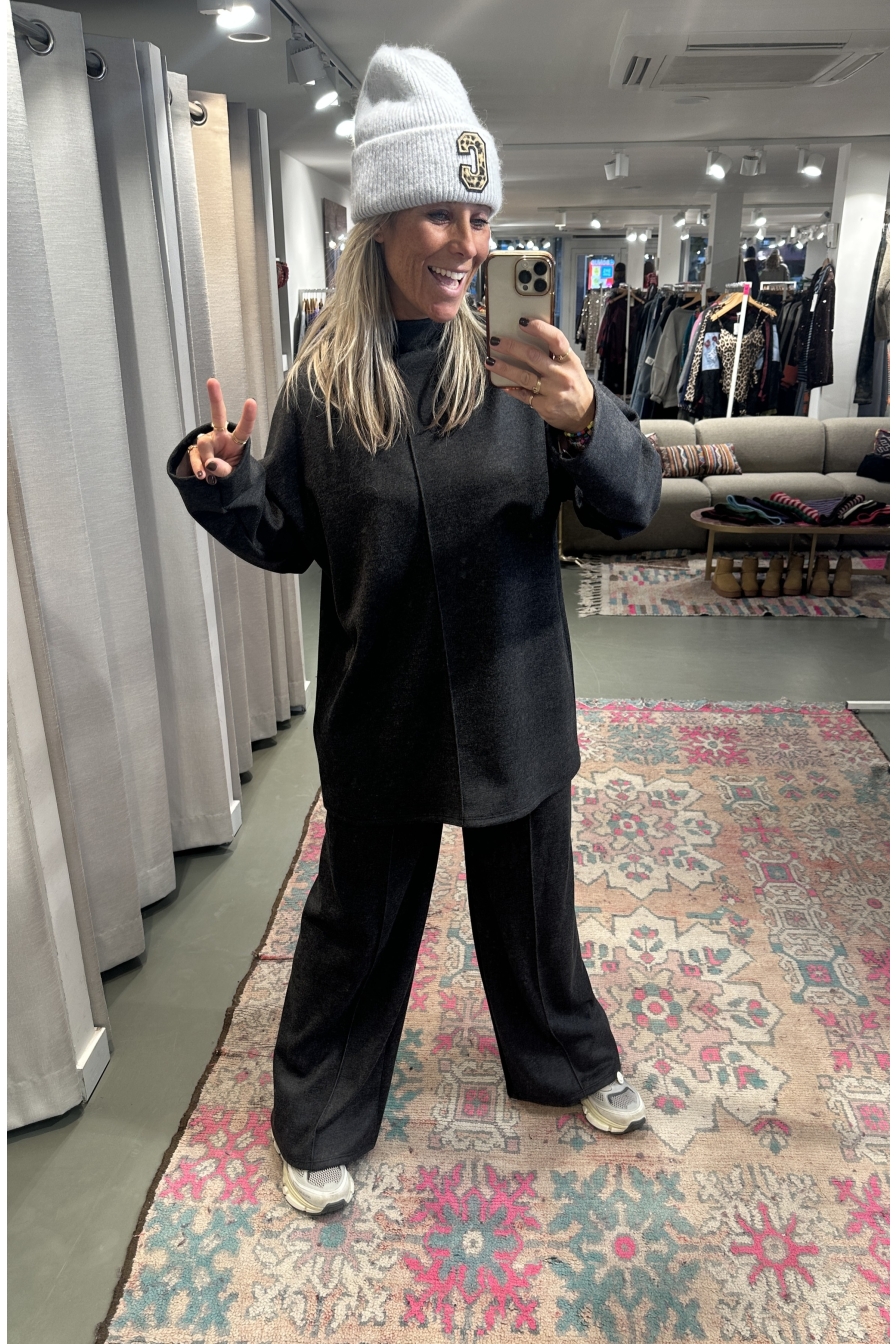 Combiset Louelle Donkergrijs