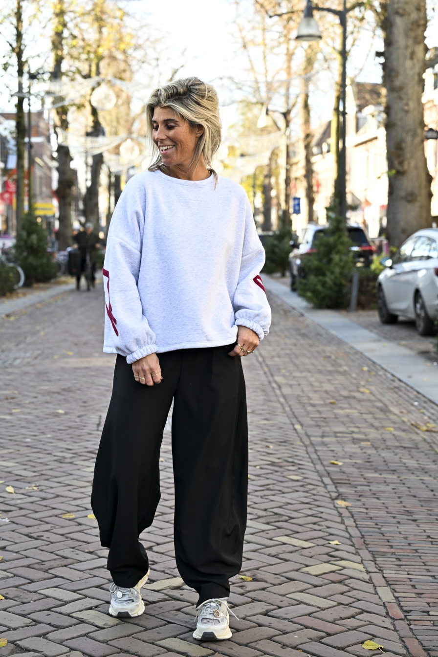 Sweater Be Happy Bordeaux