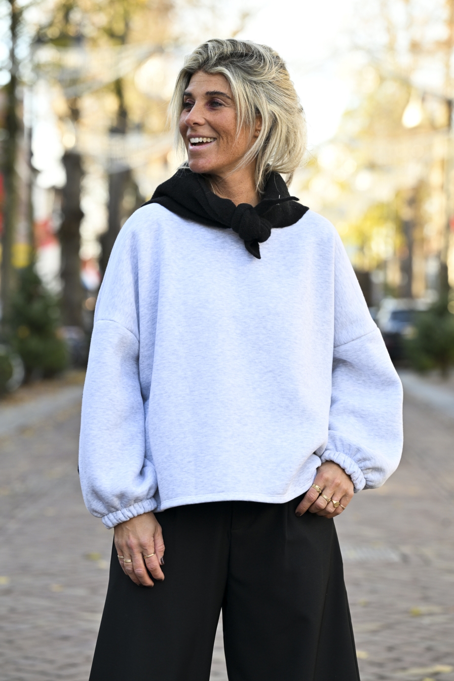 Driehoek sjaal zwart