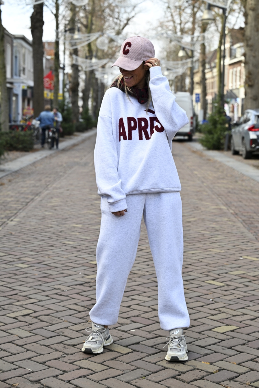 Loose fit Jogging Moon Grijs