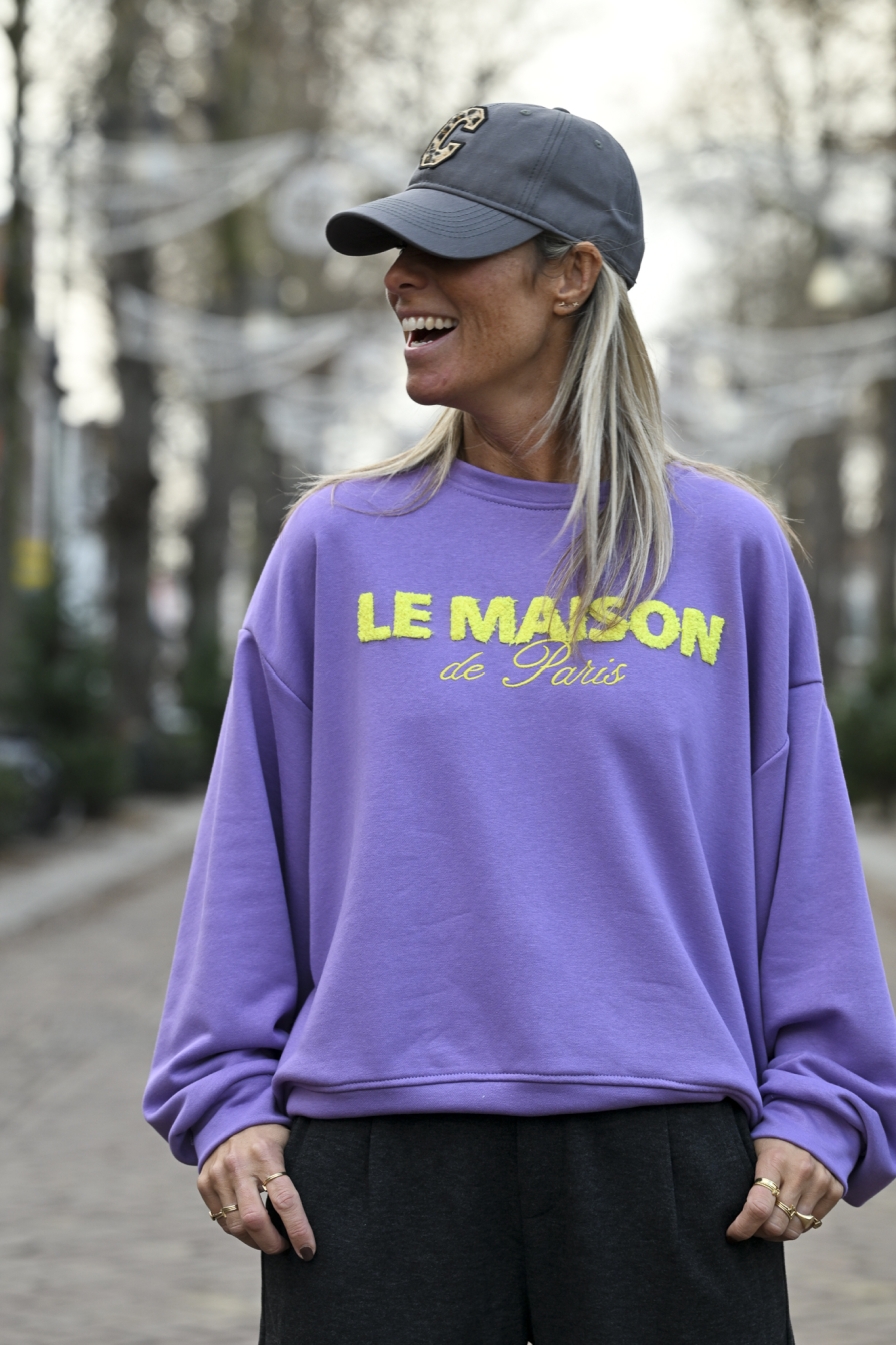 Maison Sweater Paars