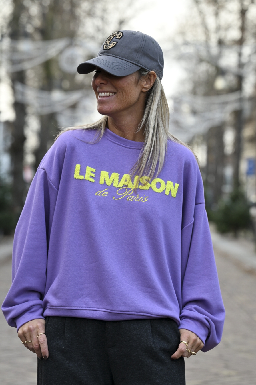 Maison Sweater Paars