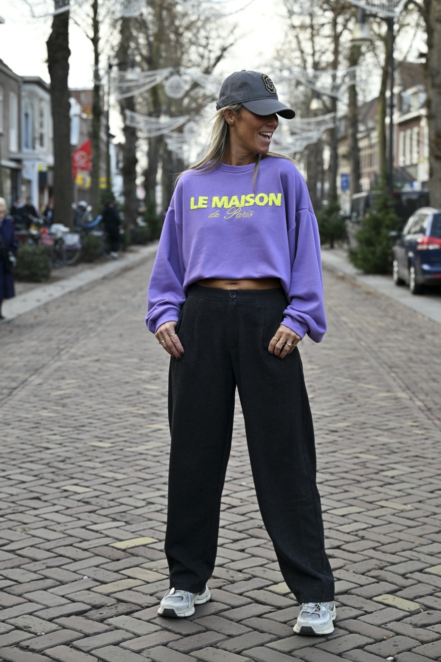 Maison Sweater Paars