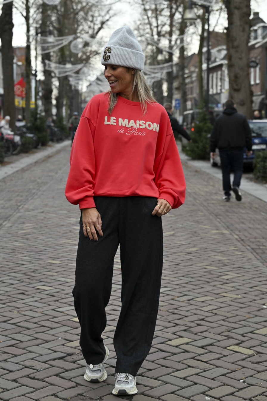 Maison Sweater Rood/Koraal