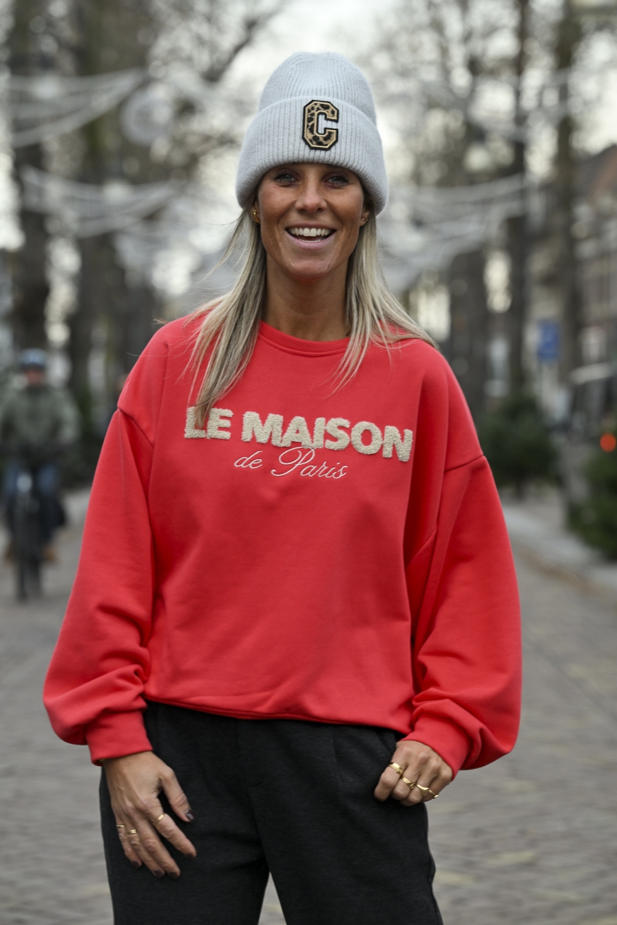Maison Sweater Rood/Koraal