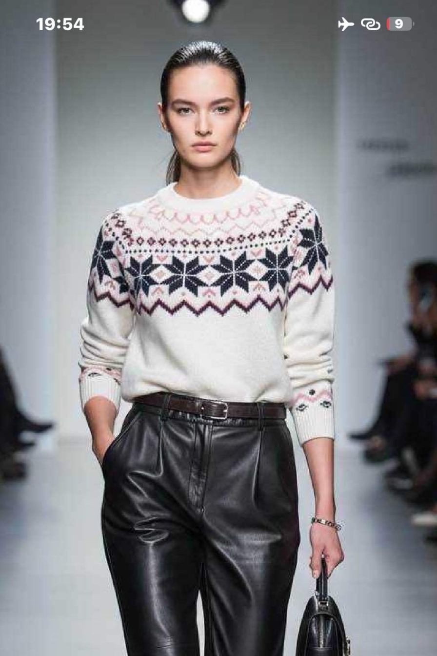 Kerst Trui 2025 Roomwit