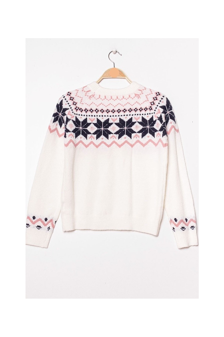 Kerst Trui 2025 Roomwit