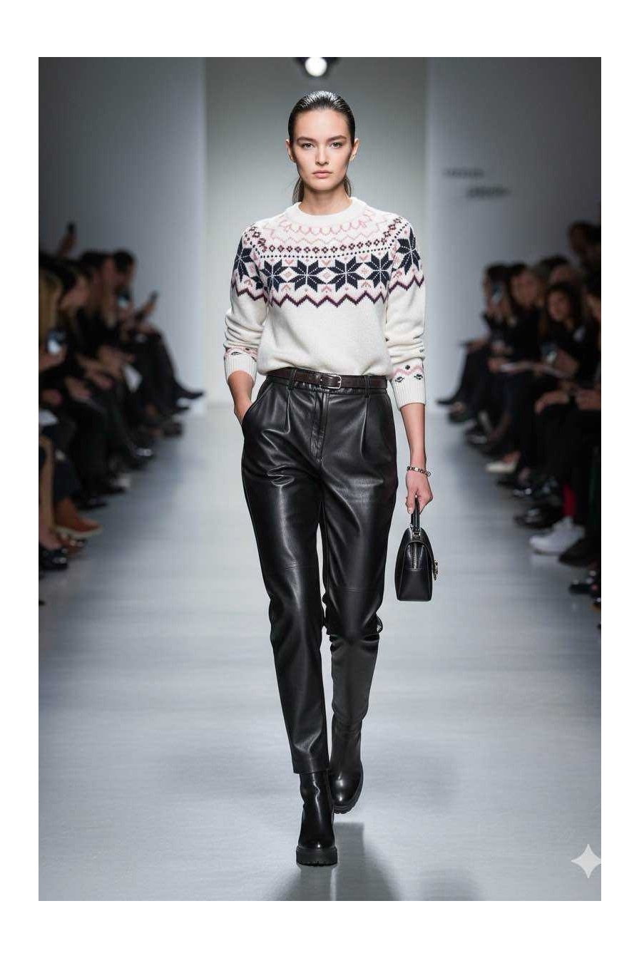 Kerst Trui 2025 Roomwit