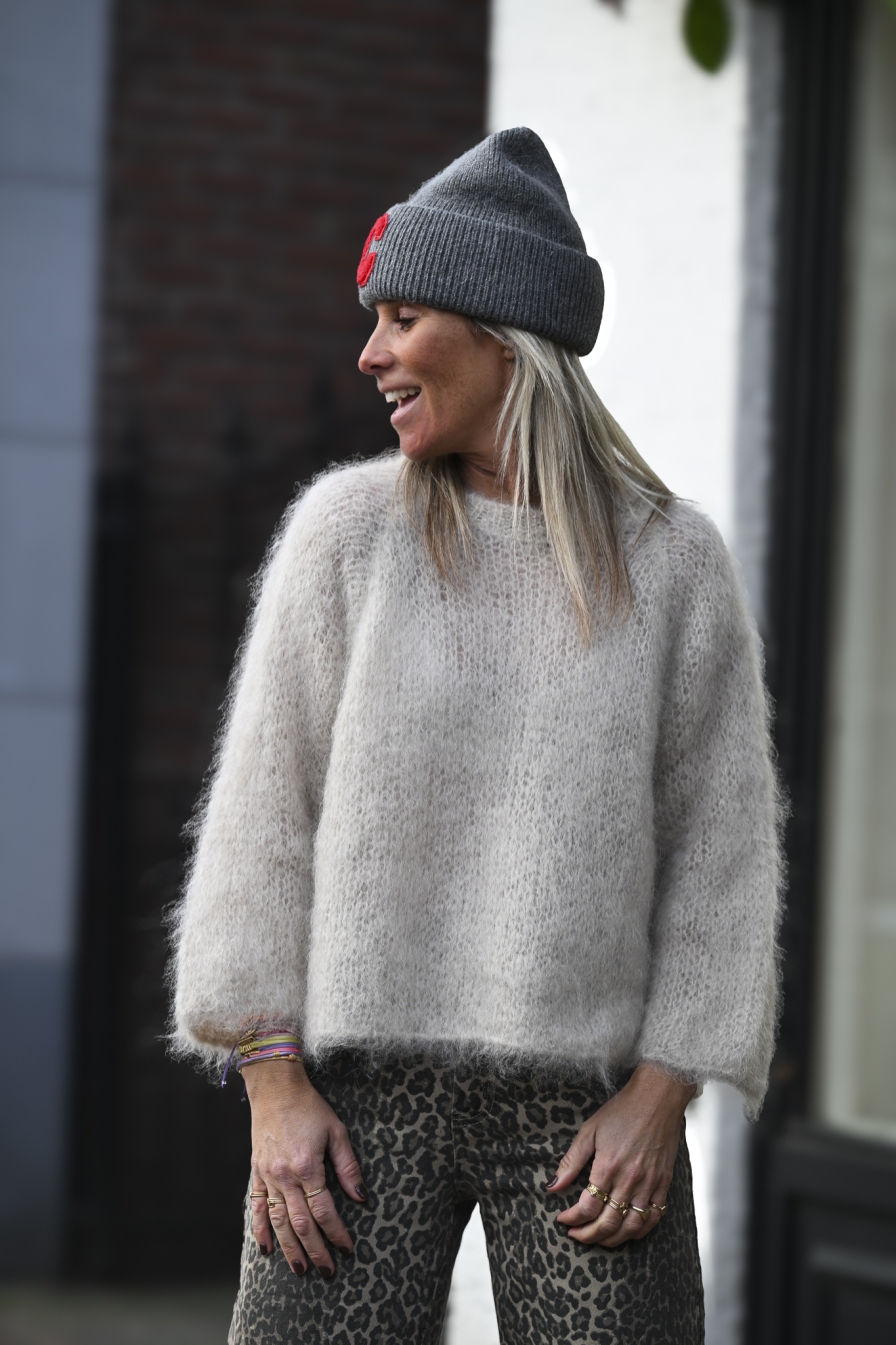 Mohair Trui Cill Beige
