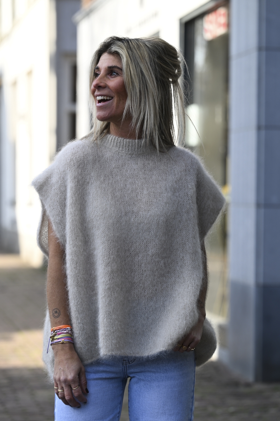 Mohair Spencer Katy Beige