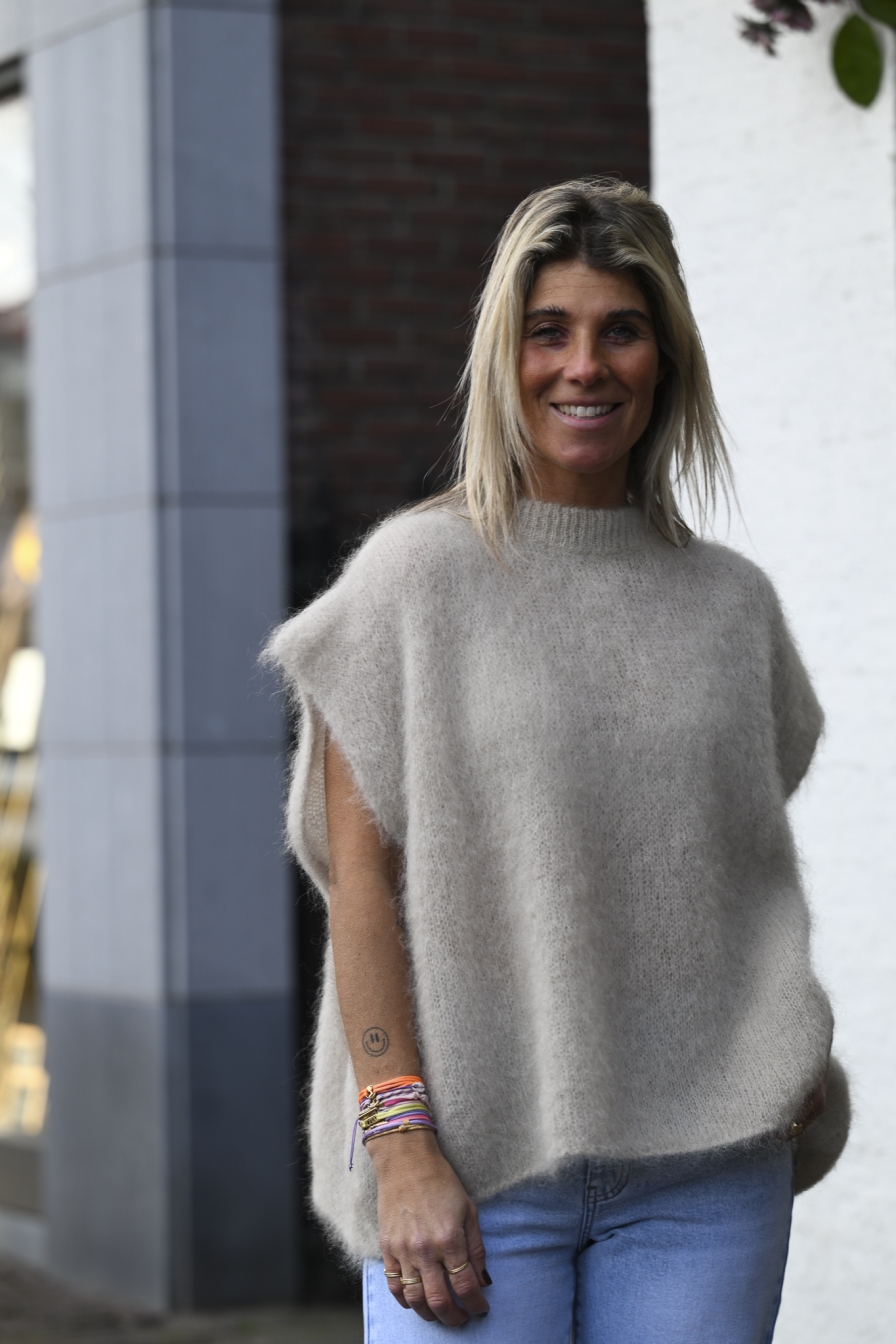 Mohair Spencer Katy Beige