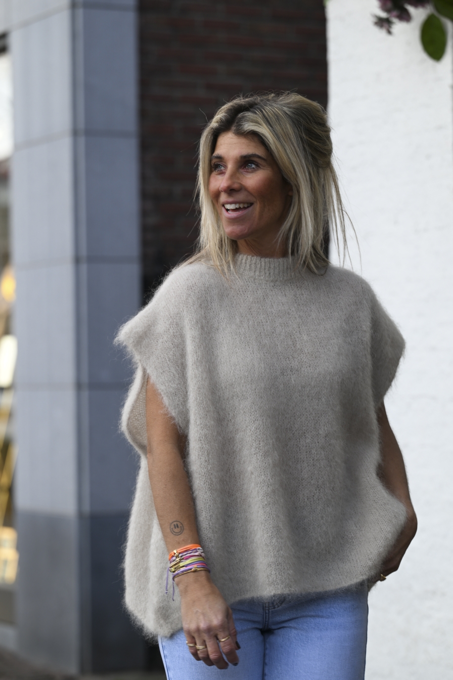 Mohair Spencer Katy Beige