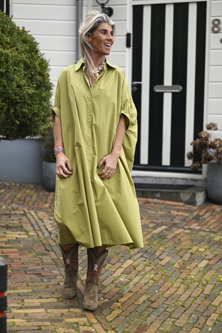 Blouse Dress Sofia Olive