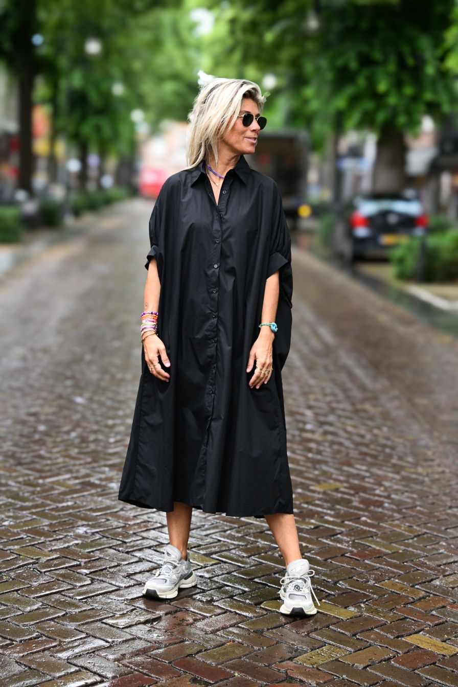 Blouse Dress Sofia Zwart