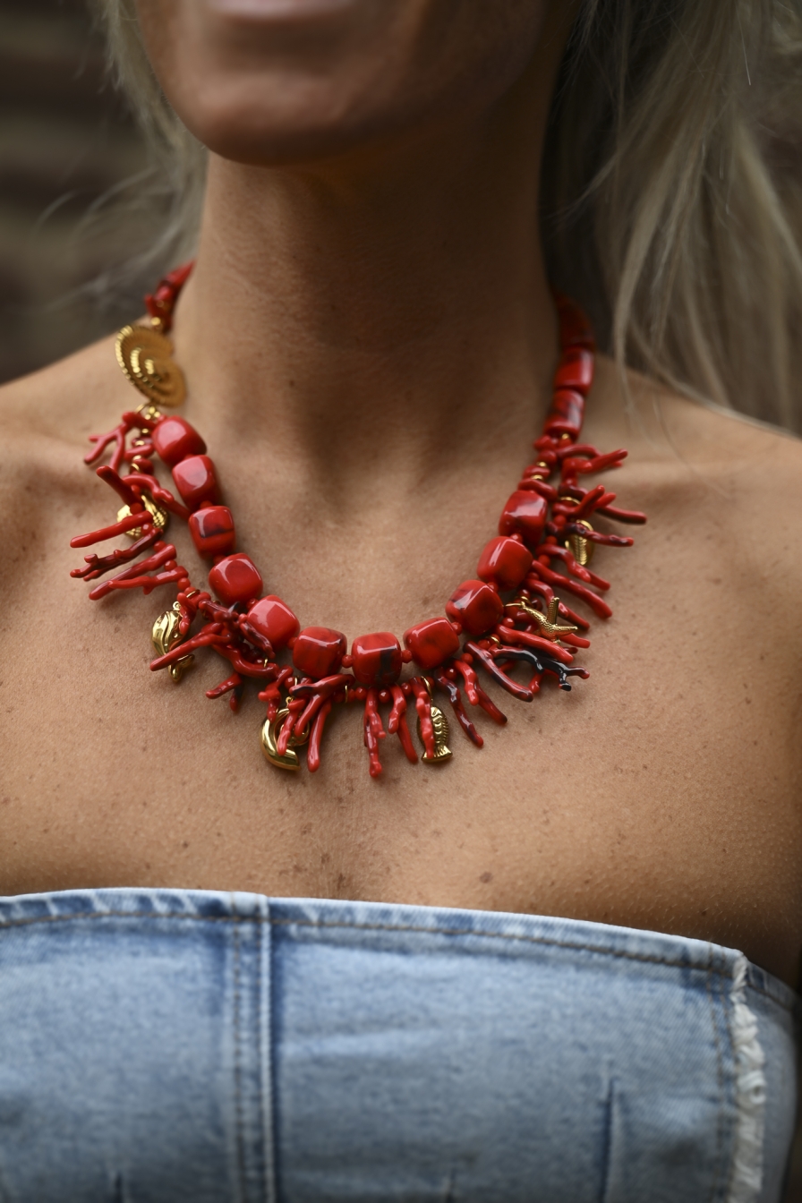 Ibiza Ketting Ocean Red