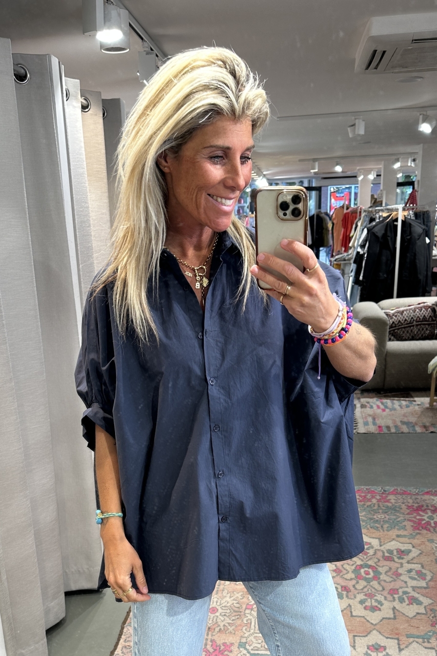 Blouse Lauria Donkerblauw