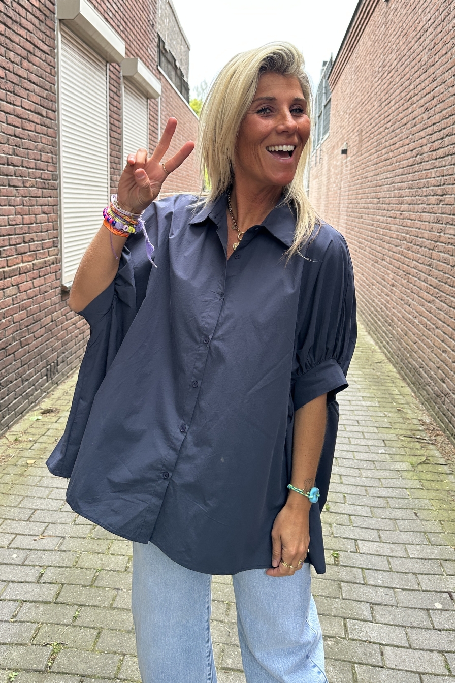 Blouse Lauria Donkerblauw
