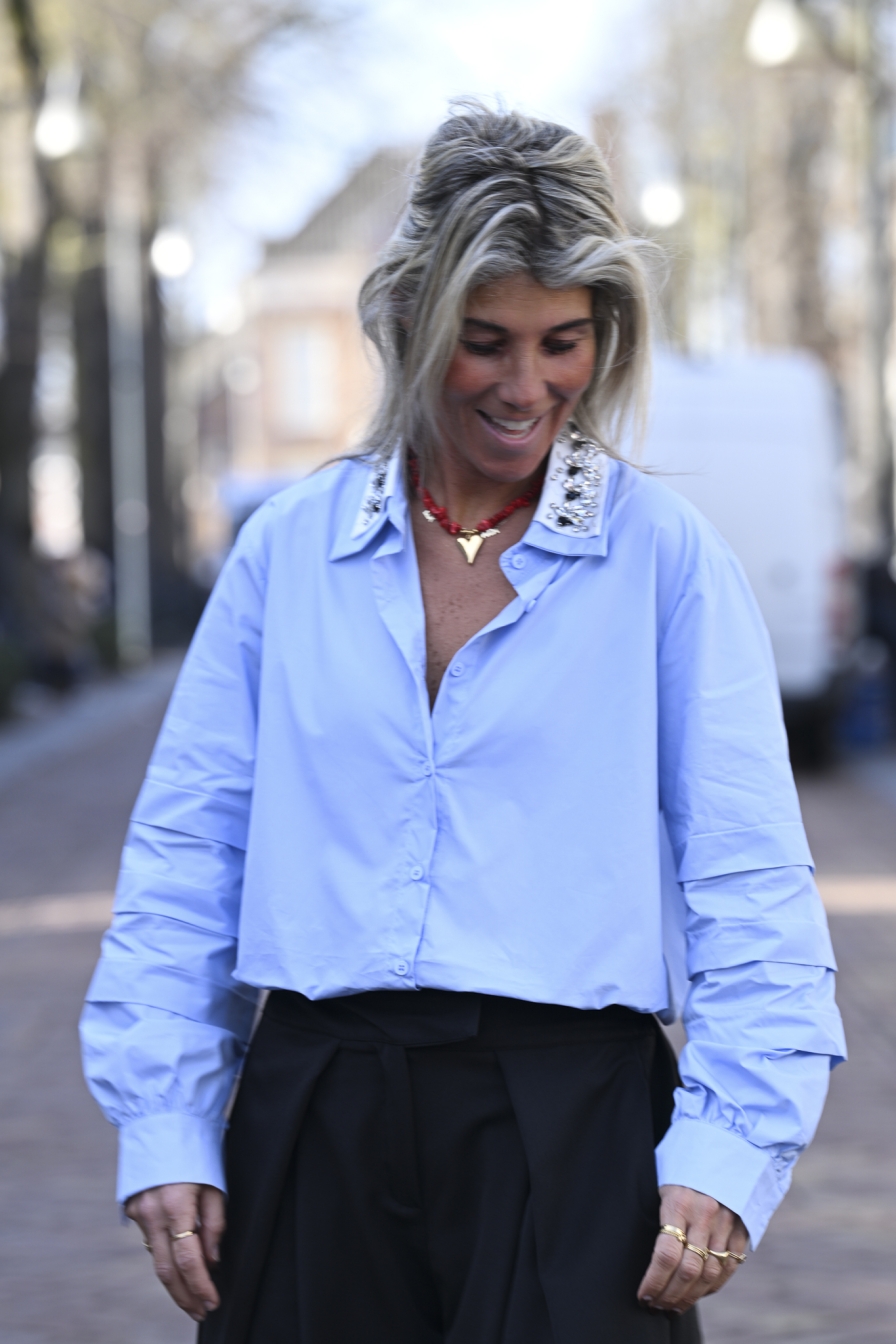 Blouse Vivienne Lichtblauw