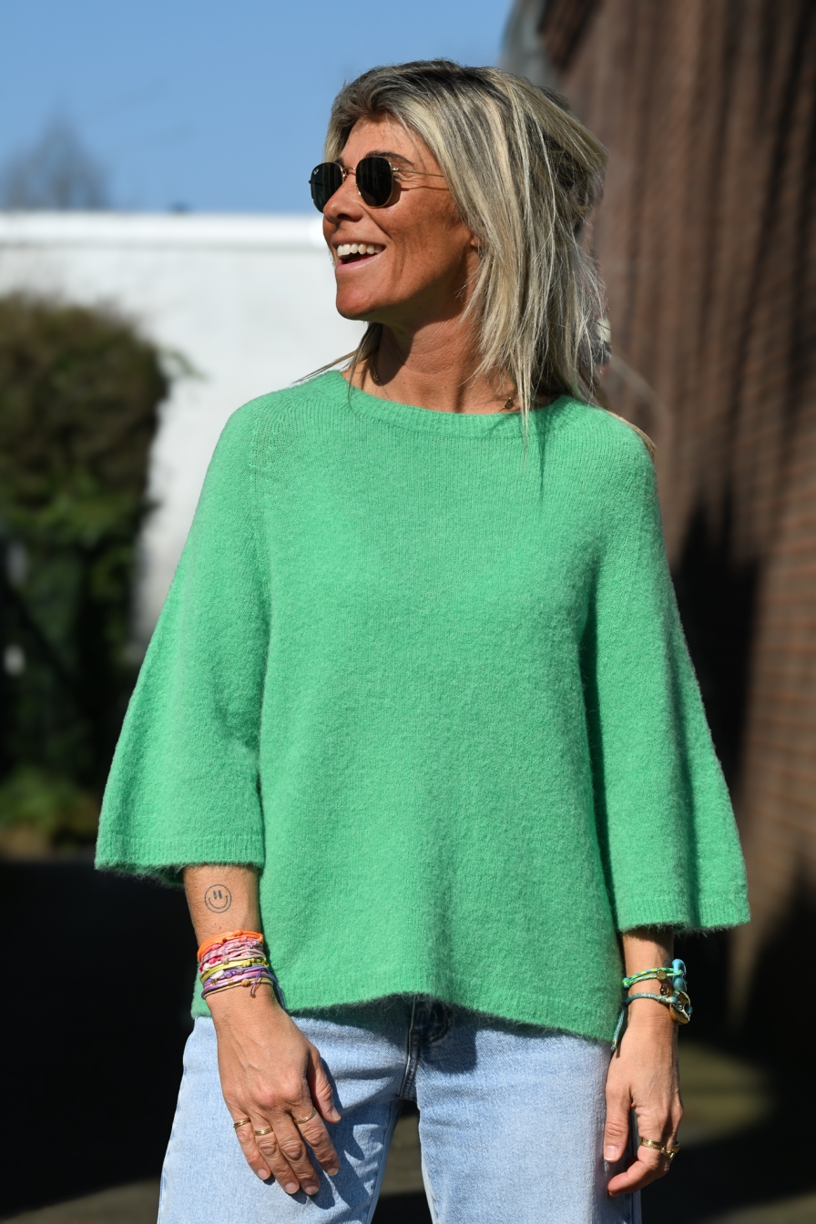 Trui Cleo Groen