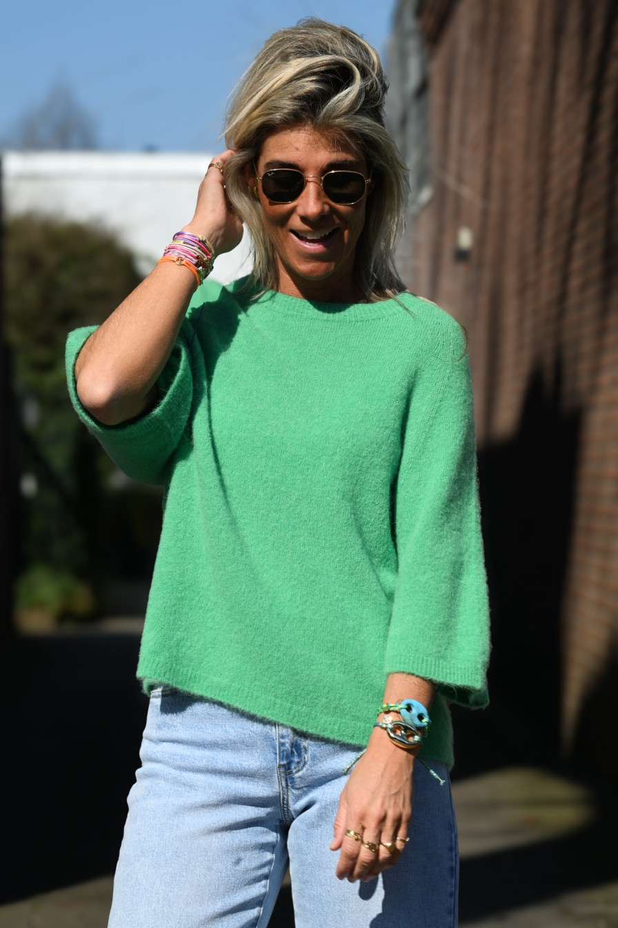 Trui Cleo Groen