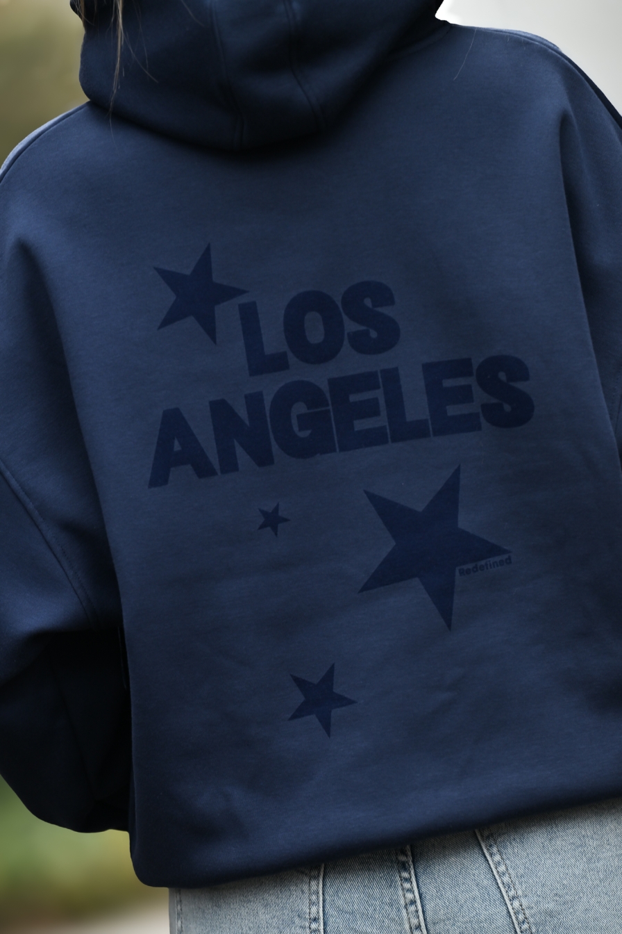 Hoody LA Donkerblauw