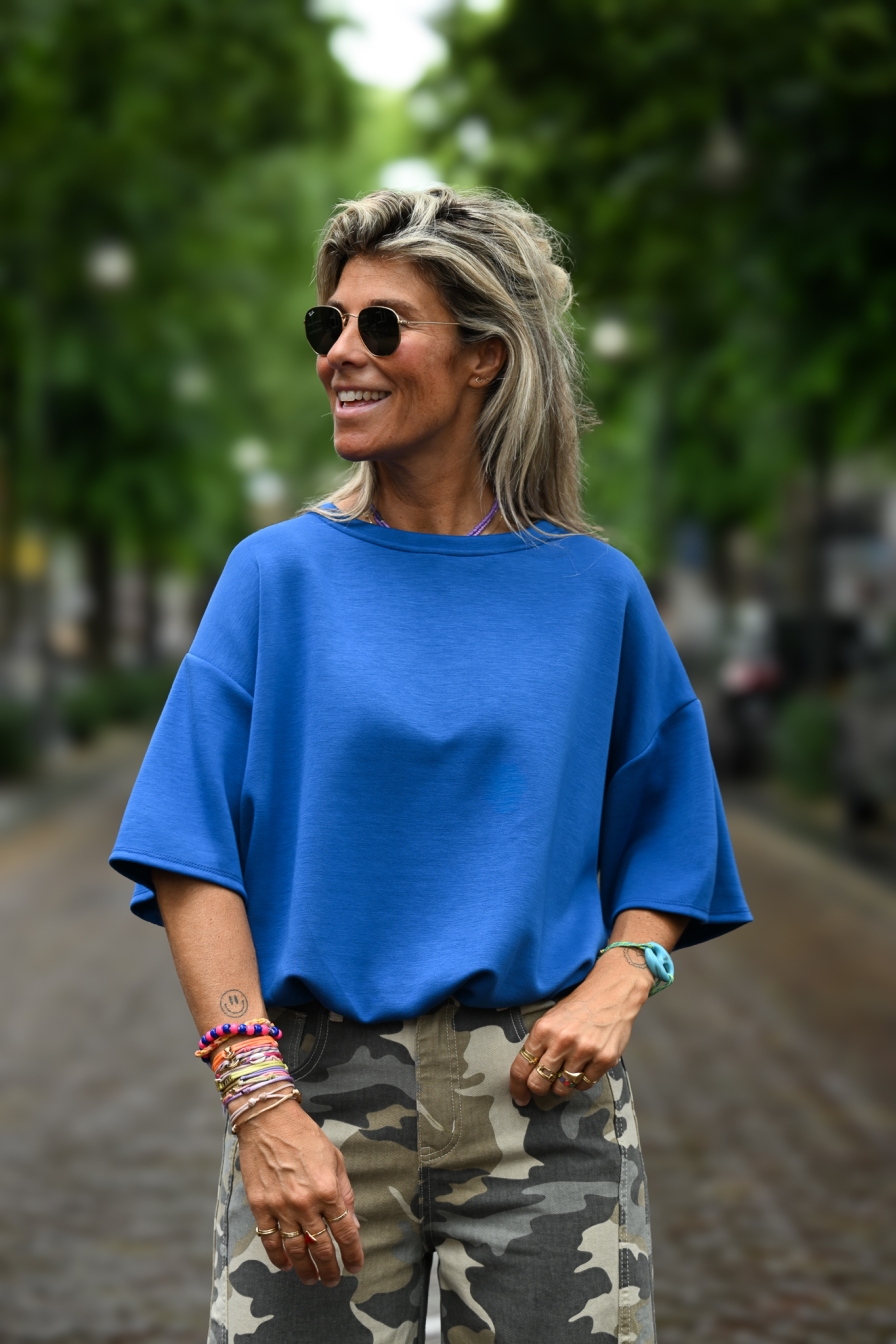 Sweatshirt Annemies Kobalt