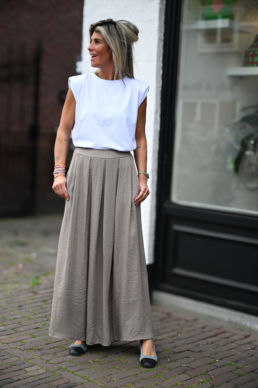 Rok Lydie Beige/Taupe