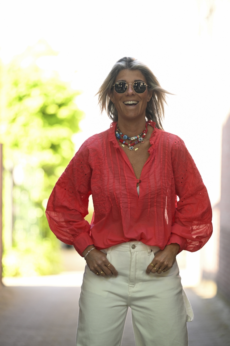 Blouse Leena Koraal