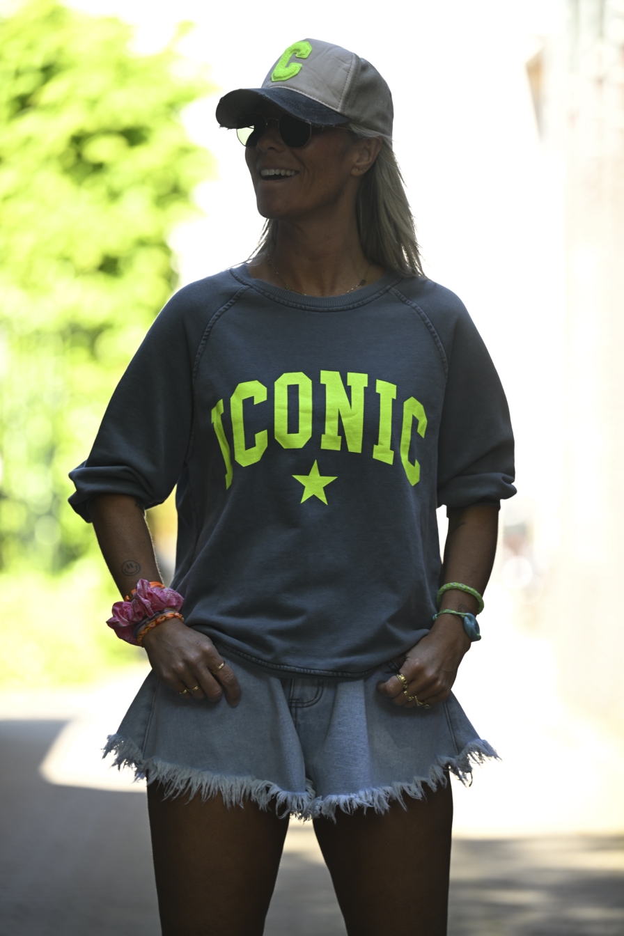 Sweater Iconic Antra - Geel